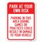 Signmission Parking in This Area During Games or Practices Could Result in Damage to Your Vehicle, A-1824-23436 A-1824-23436 - alternate 1
